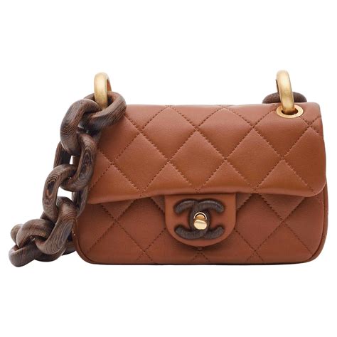 chanel wood chain bag|authentic chanel bag.